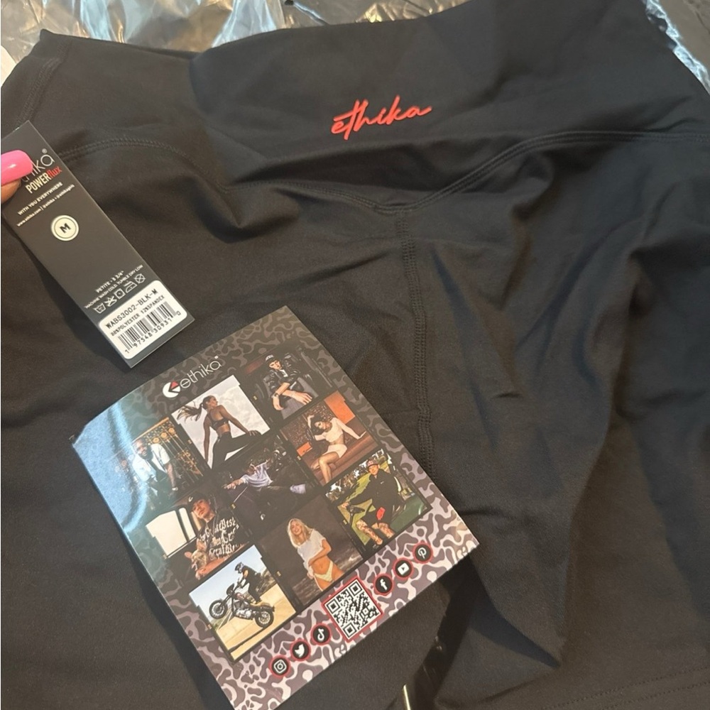 Ethika Charcoal Boxer Briefs with Red Accent